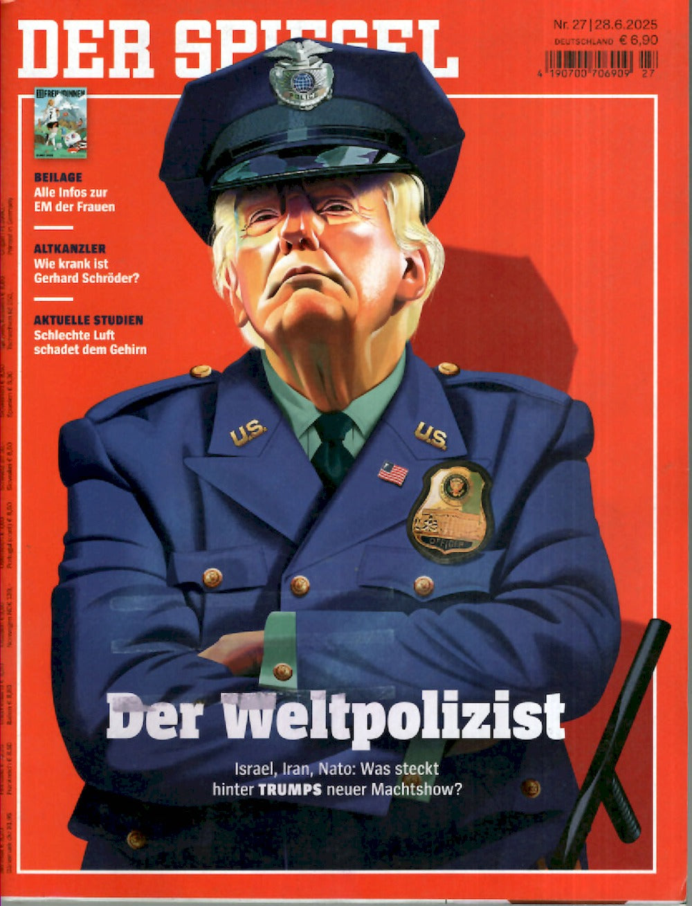 Der Spiegel Magazine Germany 2025-27 Donald Trump