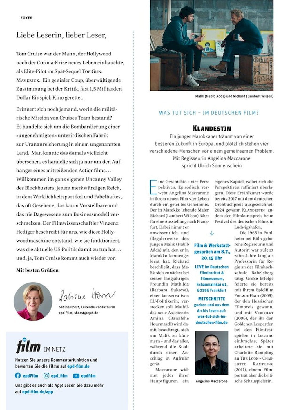 EPD Film Magazine Germany 2025-07 Jaws Louis Hofmann