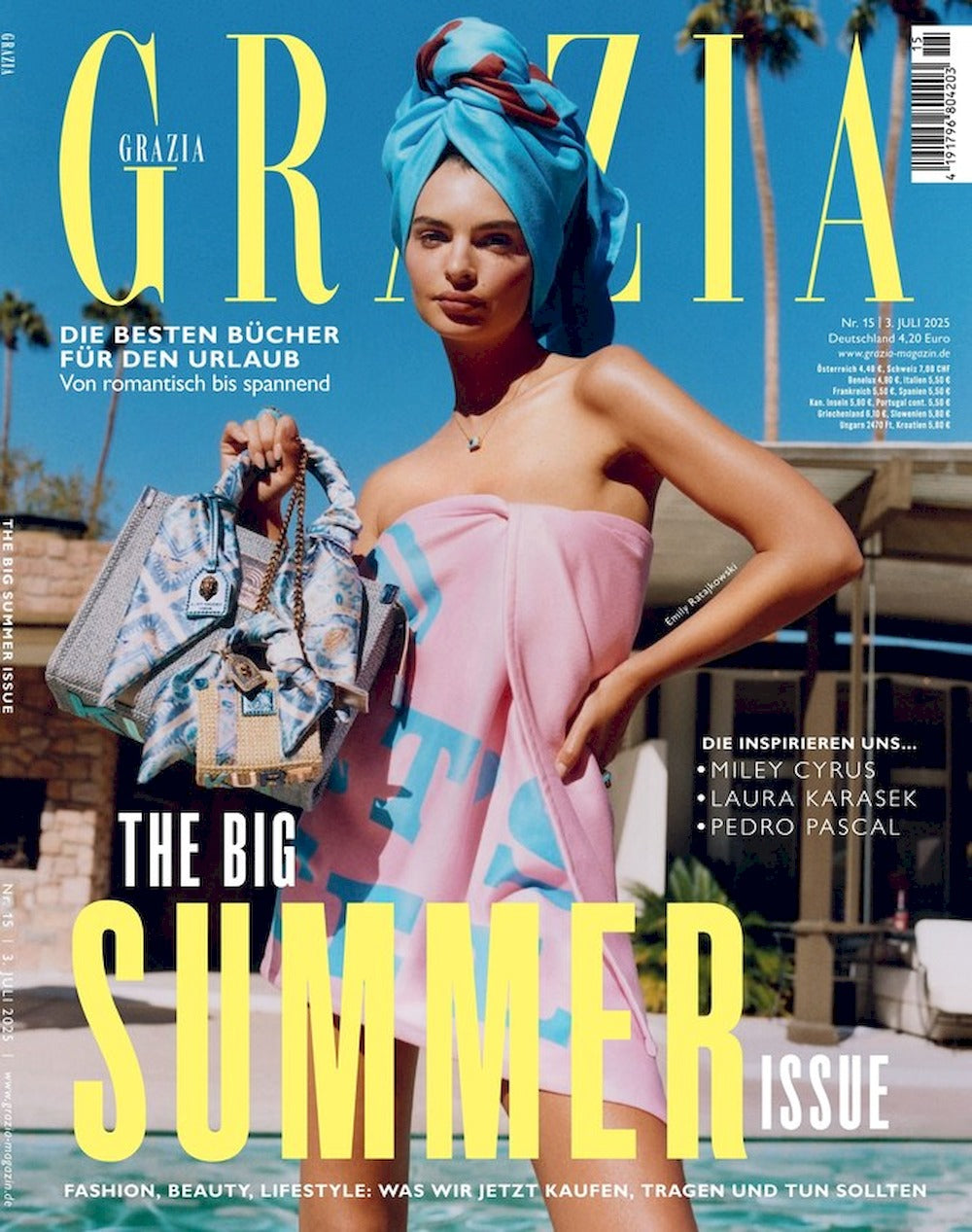 Grazia Magazin Deutschland 2025-15 Emily Ratajkowski