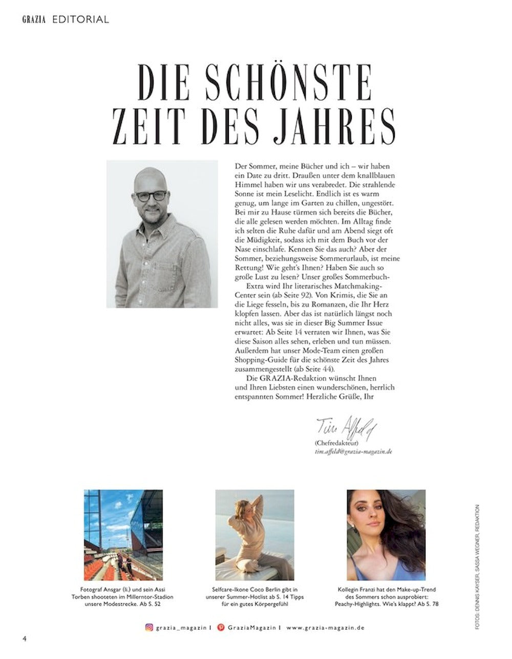 Grazia Magazin Deutschland 2025-15 Emily Ratajkowski