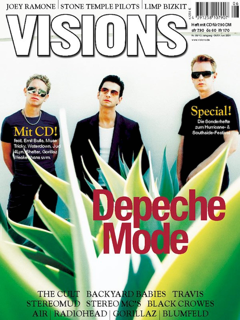 Visions Magazin Deutschland 2001-06 Depeche Mode The Cult Backyard Babies #99
