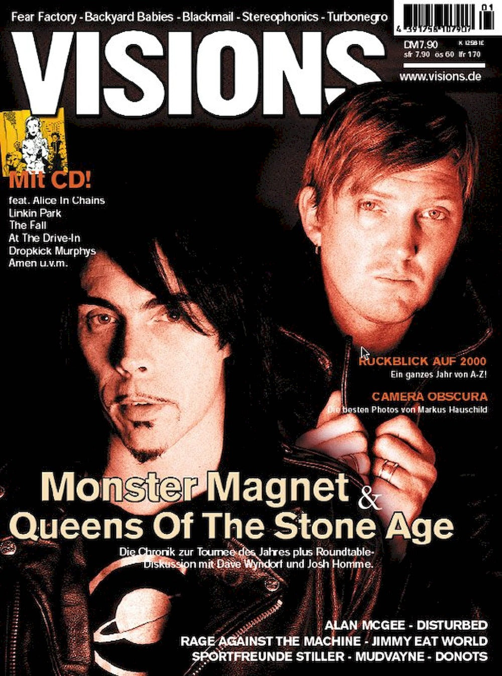 Visions Magazin Deutschland 2001-01 Monster Magnet Queens Of The Stone Age #94