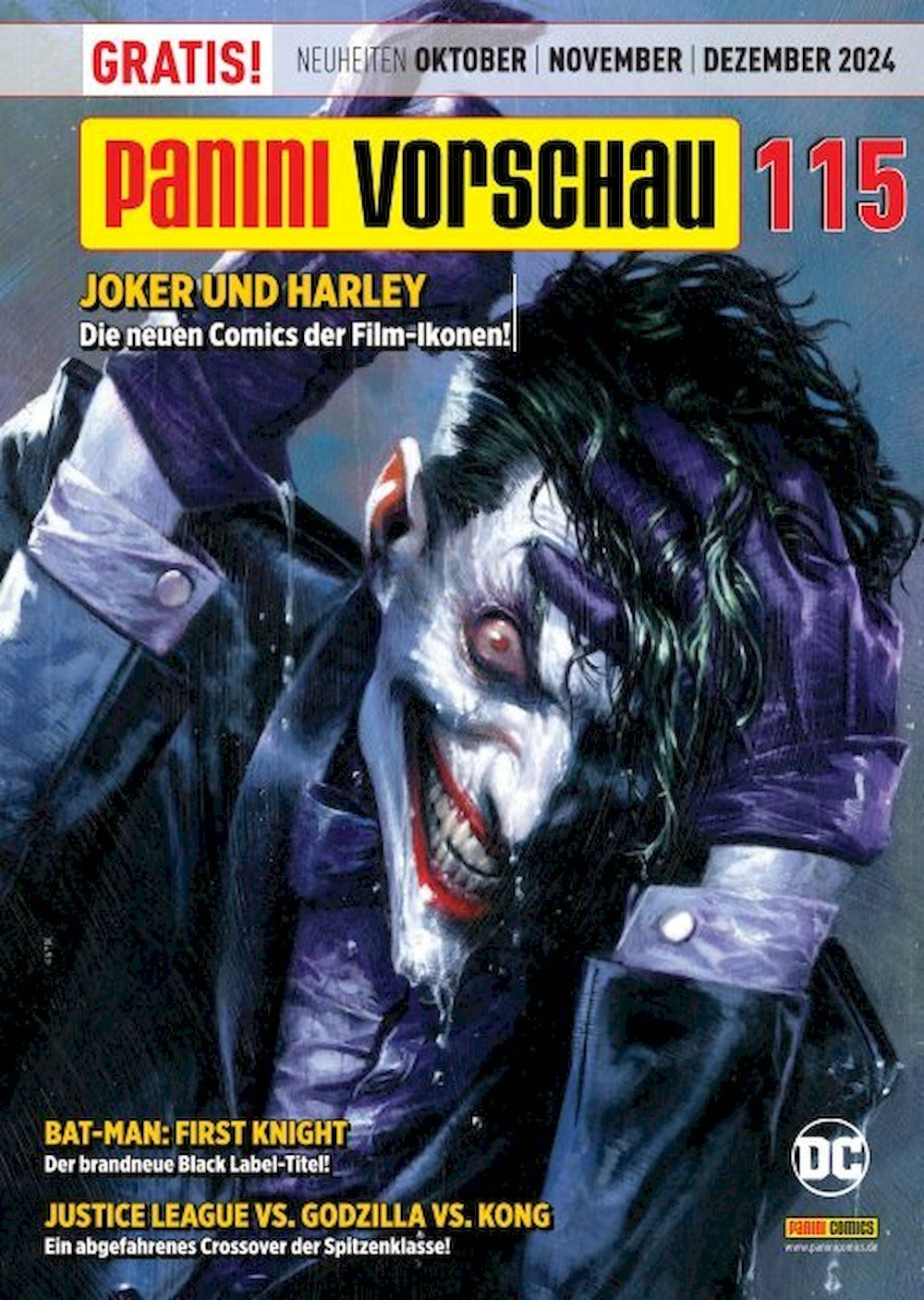 Panini Vorschau Magazin Deutschland 2024-10+11 Joker Harley #115