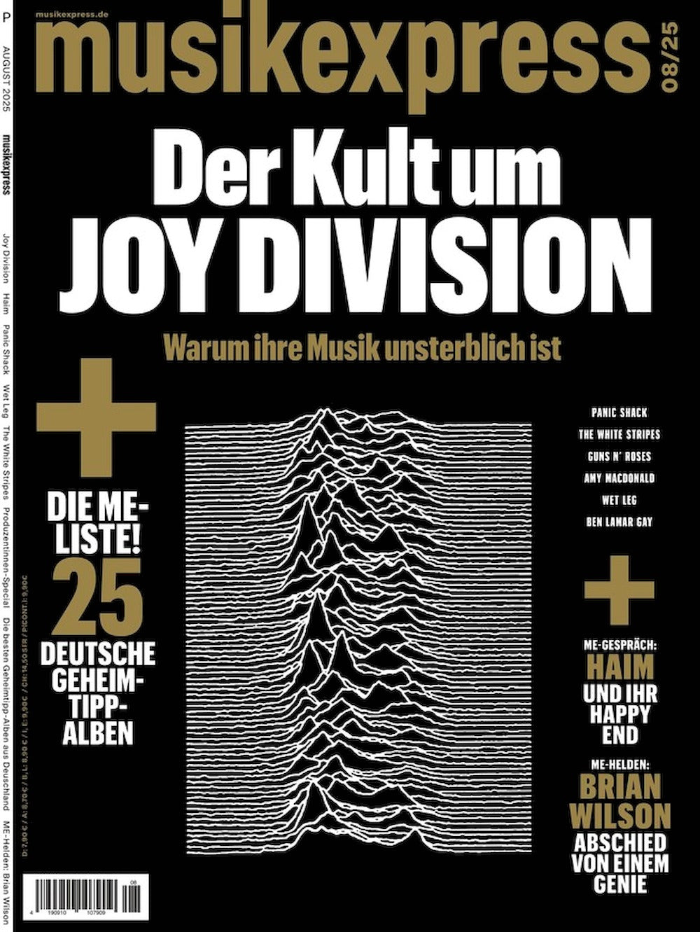 Musikexpress Magazin Deutschland 2025-08 Joy Division Haim Brian Wilson
