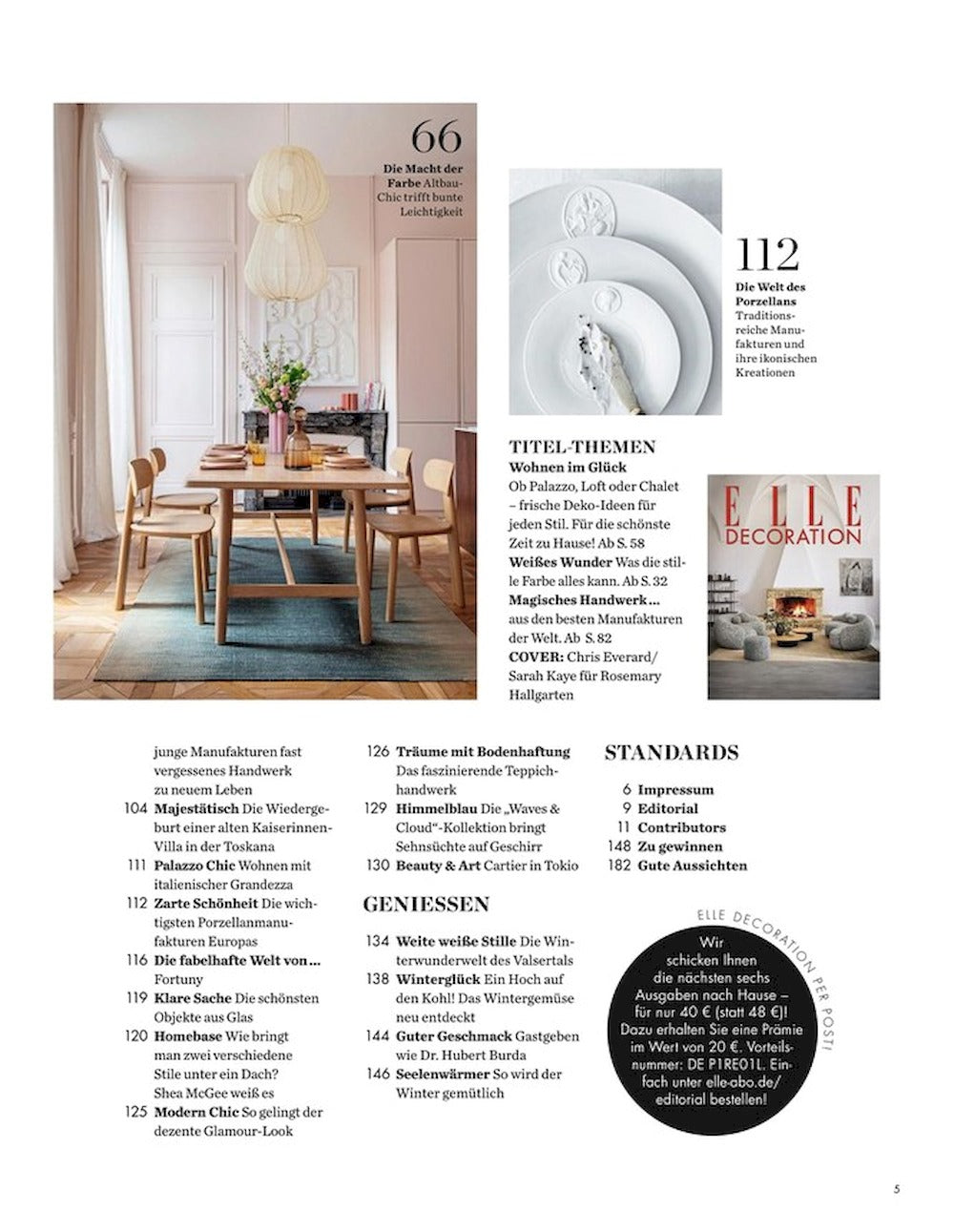 Elle Decoration  Magazin Deutschland 2025-01