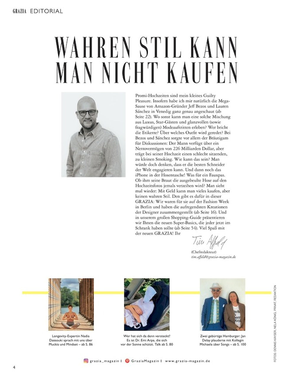 Grazia Magazine Germany 2025-16 Heidi Klum Dua Lipa