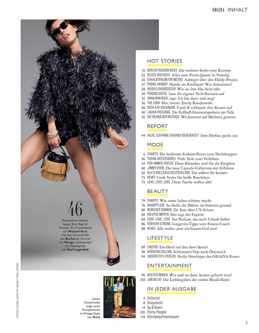 Grazia Magazine Germany 2025-16 Heidi Klum Dua Lipa