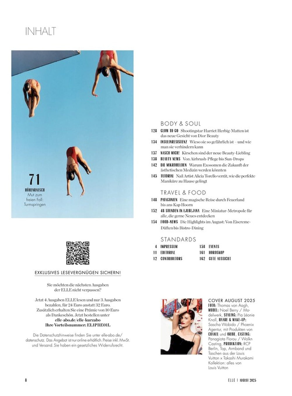 Elle Magazin Deutschland 2025-08 Noel Berry