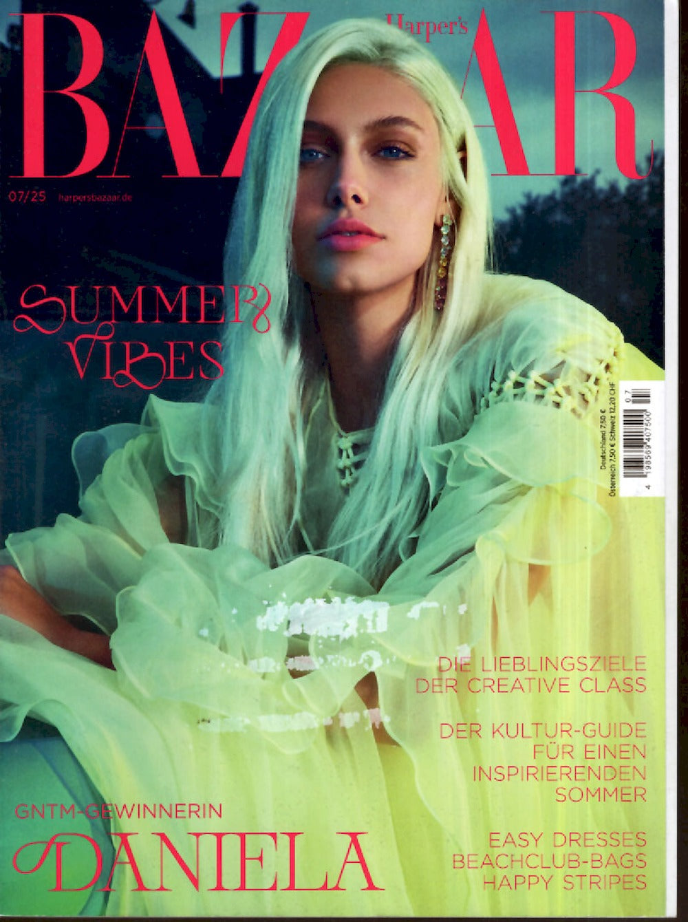 Harpers Bazaar Lehti Saksa 2025-07 Daniela Djokic GNTM ACCEPTABLE