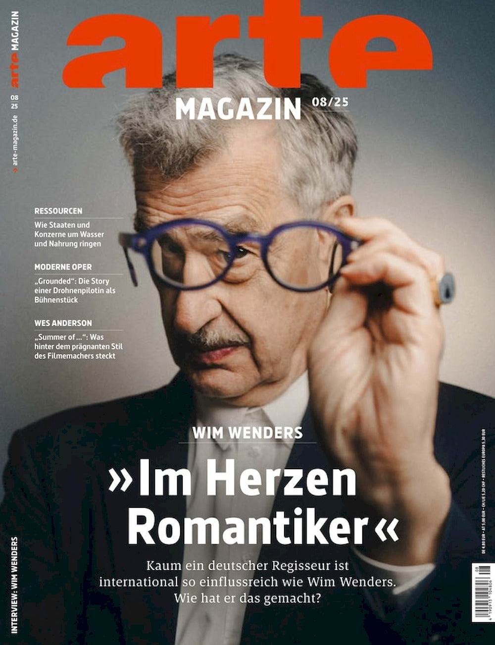 Arte Magazine Germany 2025-08 Wim Wenders