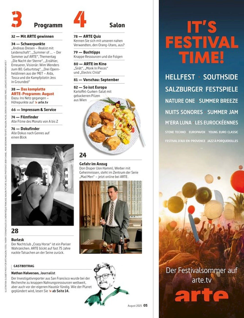 Arte Magazine Germany 2025-08 Wim Wenders