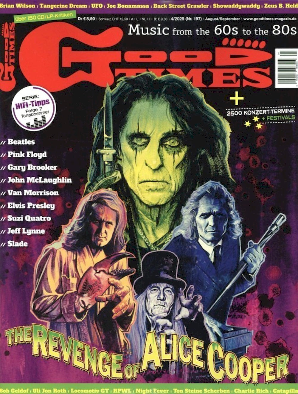 Good Times Magazin Deutschland 2025-04 Alice Cooper Beatles Pink Floyd