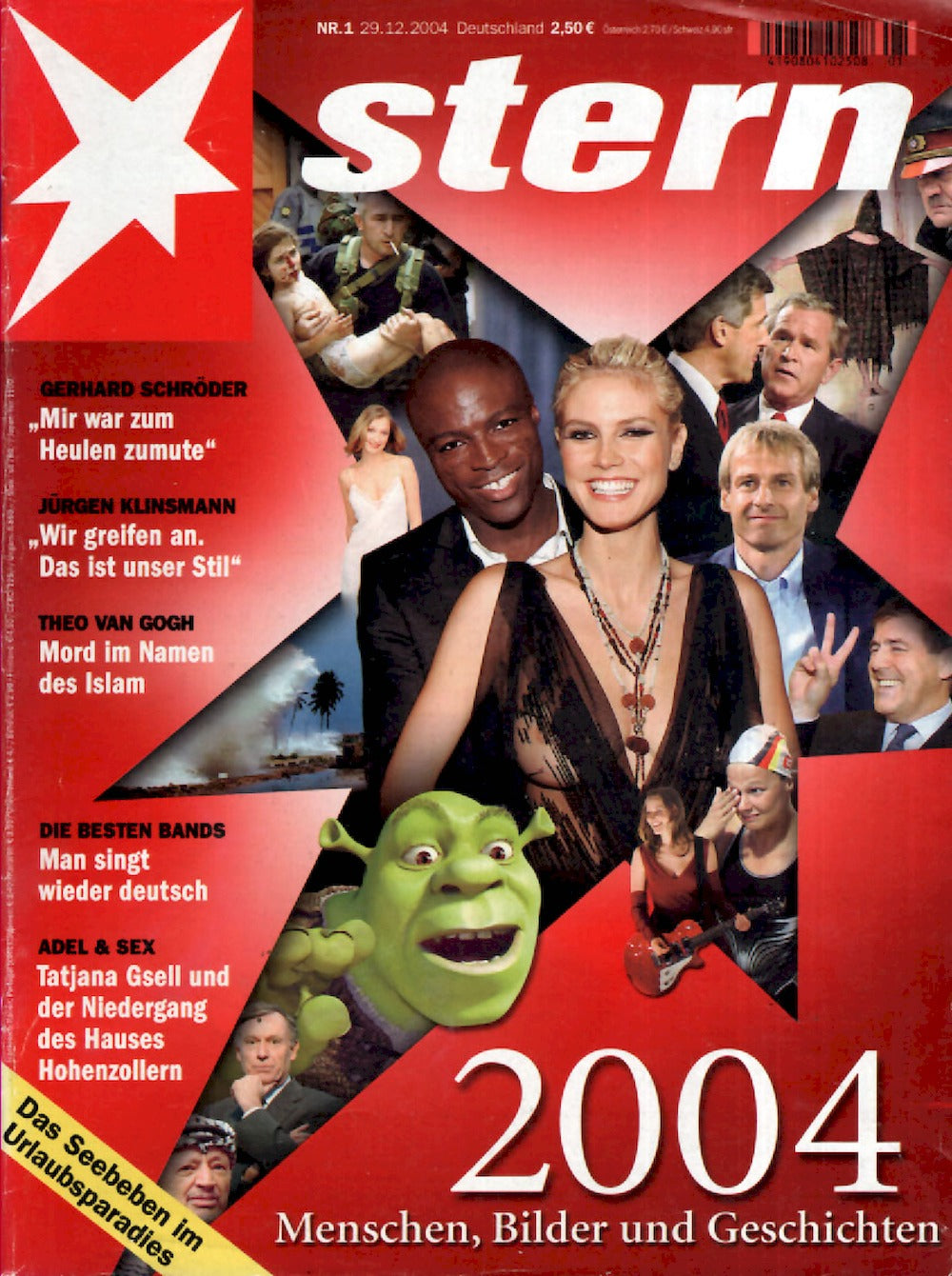 Stern Magazin Deutschland 2005-01 Heidi Klum Seal