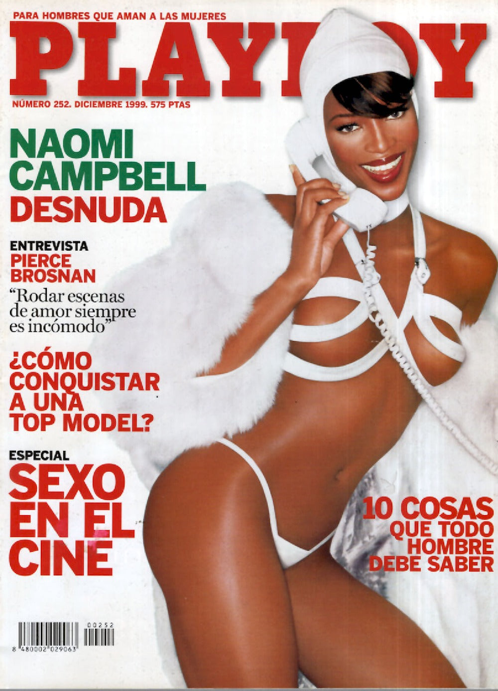 Playboy Lehti Espanja 1999-12 – Naomi Campbell – Alkuperäinen painos