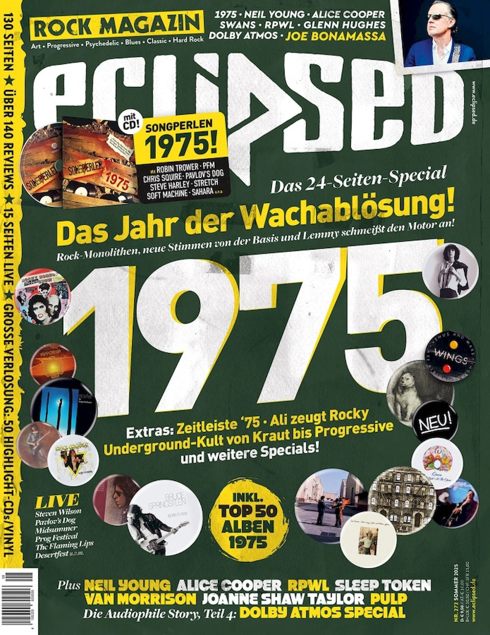 Eclipsed Magazin Deutschland 2025-07+08 Van Morrison Pulp Sleep Token #272