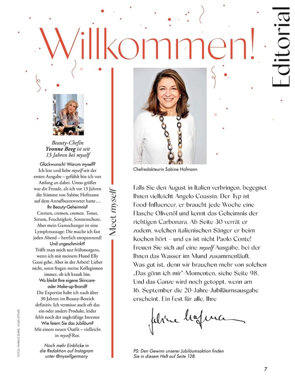 Myself Magasin Tyskland 2025-09 Rebecca Mir