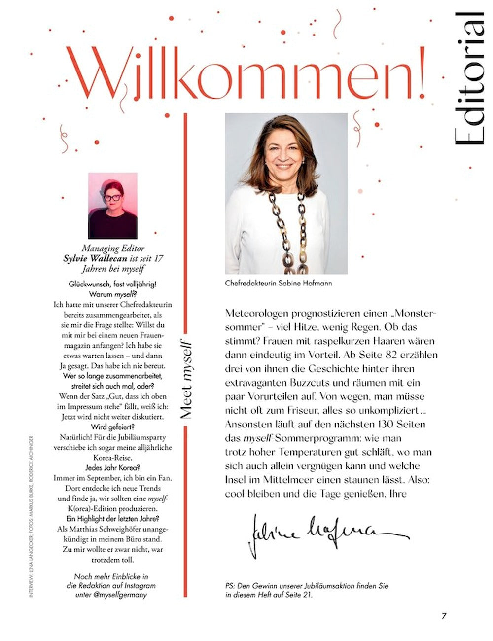 Myself Lehti Saksa 2025-07 Alicia Chenard Alkuperäinen painos
