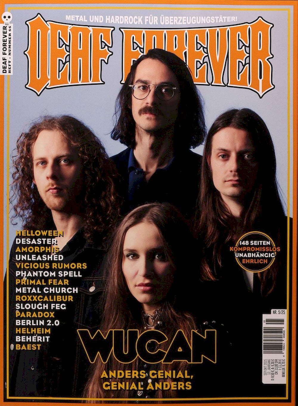Deaf Forever Lehti Saksa 2025-05 – Wucan Helloween Desaster – Alkuperäinen painos