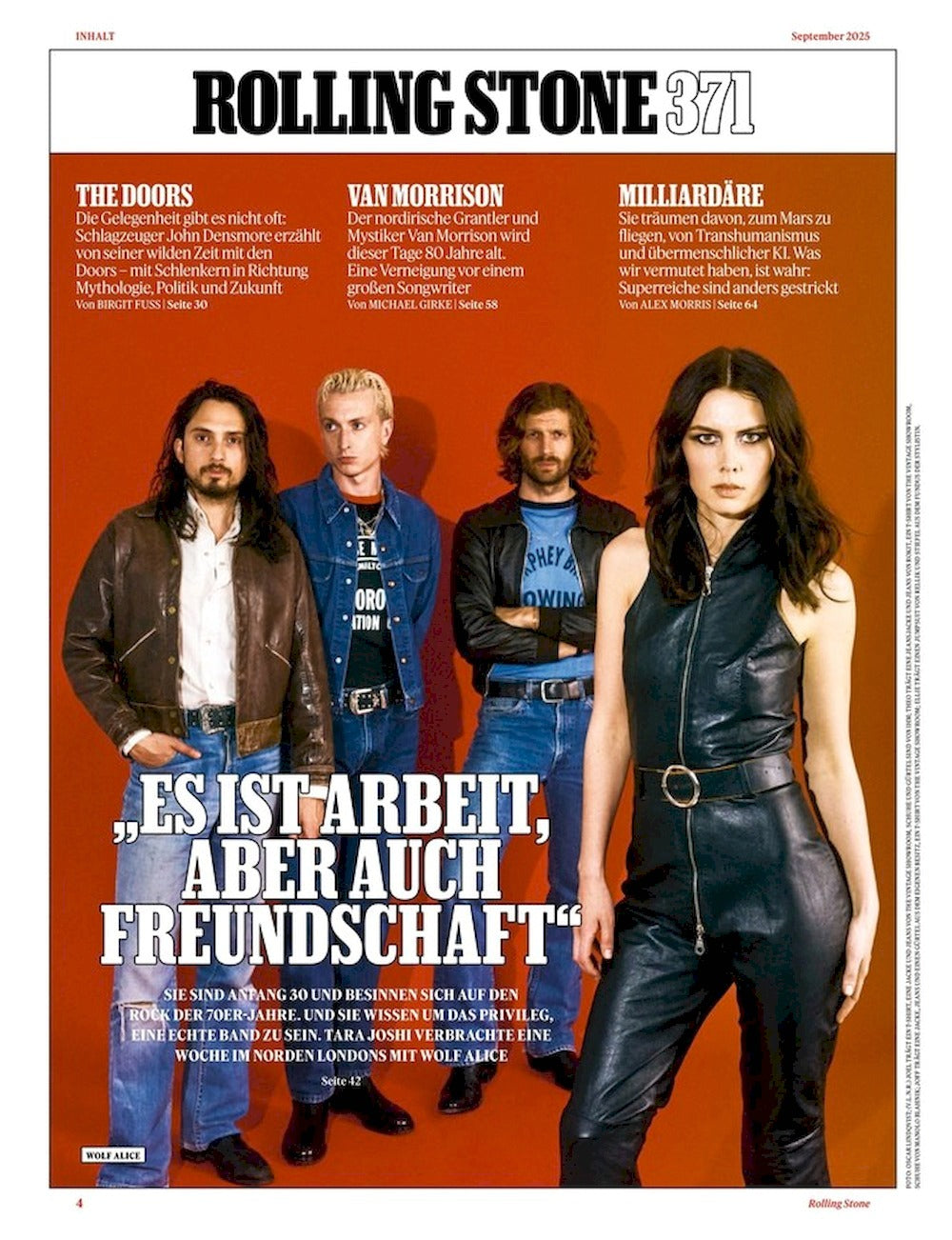 Rolling Stone Magazin Deutschland 2025-09 The Doors + Vinyl