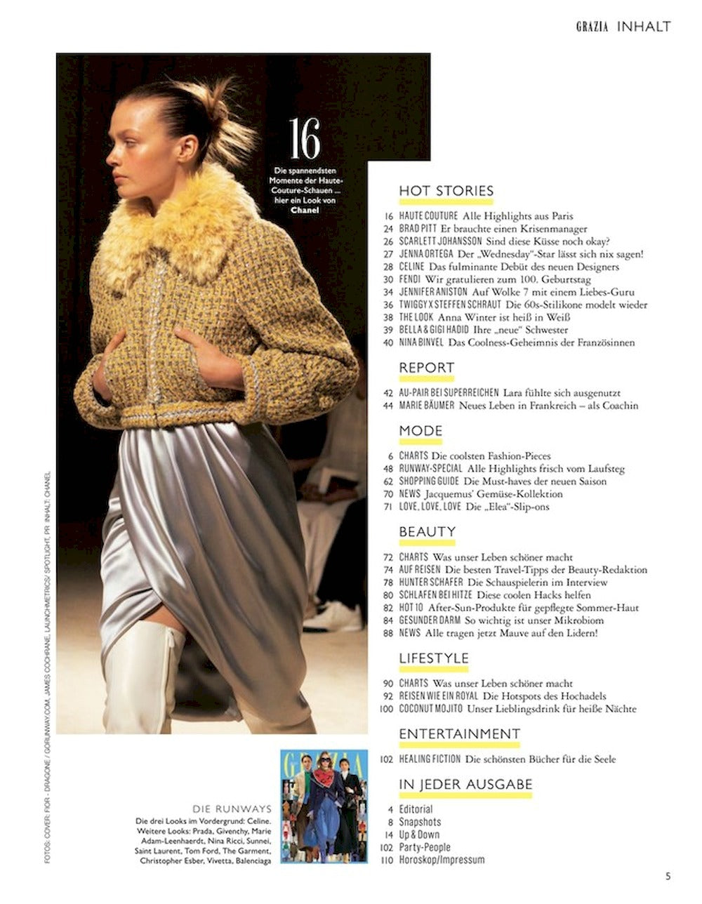 Grazia Magazine Germany 2025-17 Runway