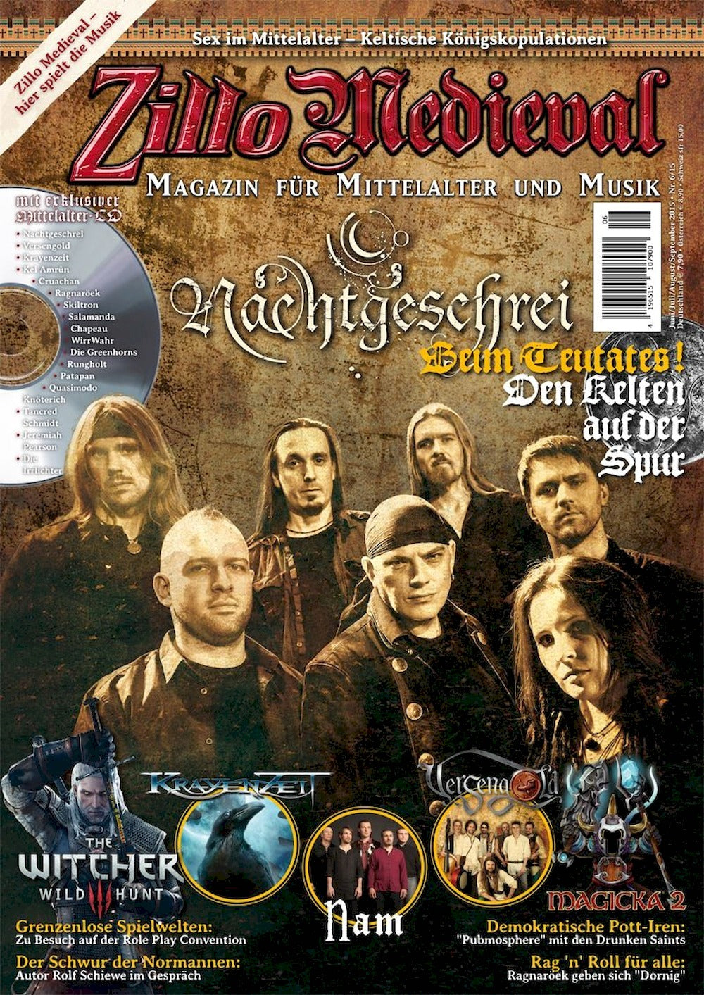 Zillo Medieval Magazin Deutschland 2015-01 Qntal