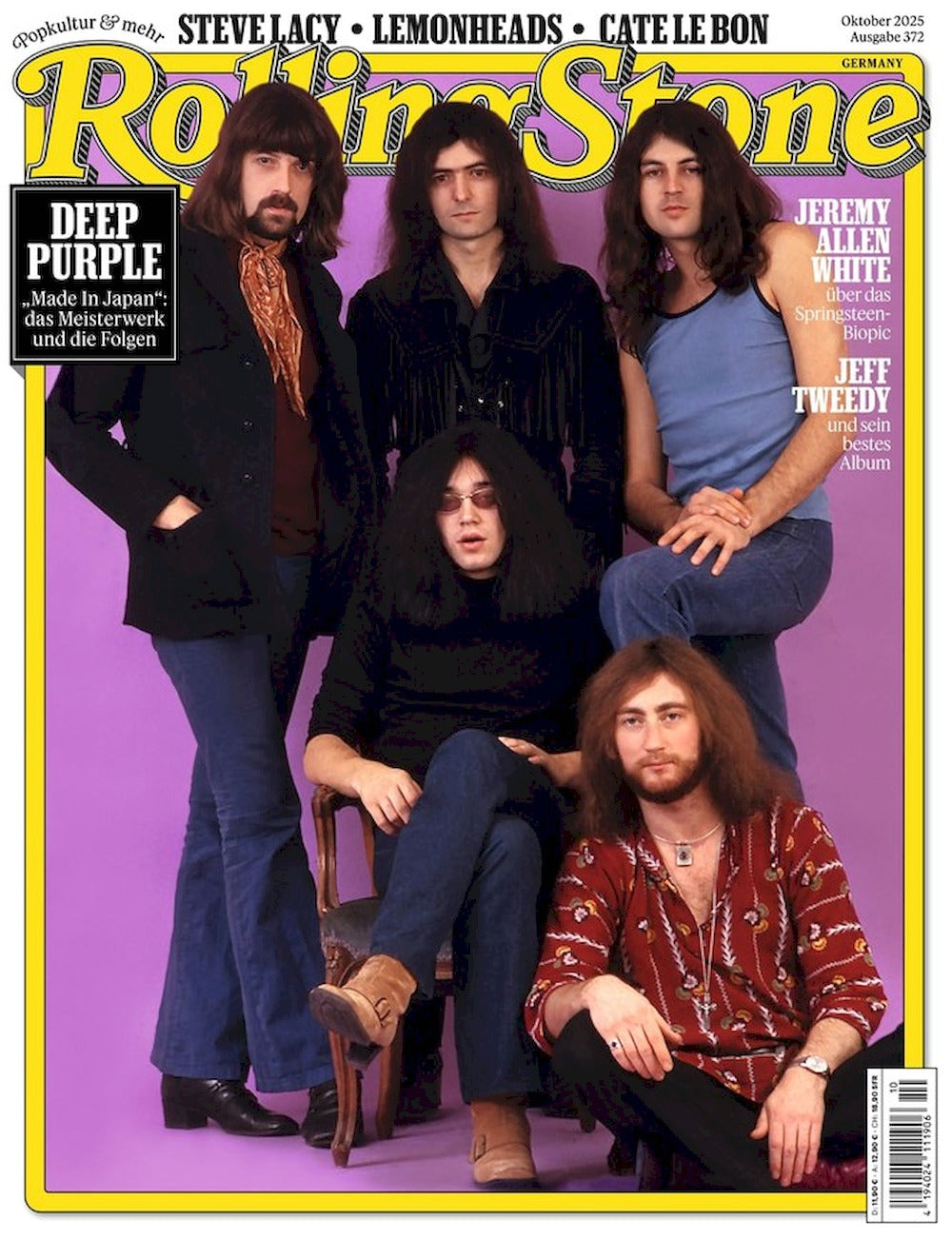 Rolling Stone Magazine Germany 2025-10 Deep Purple + Vinyl Single Smoke On The Water