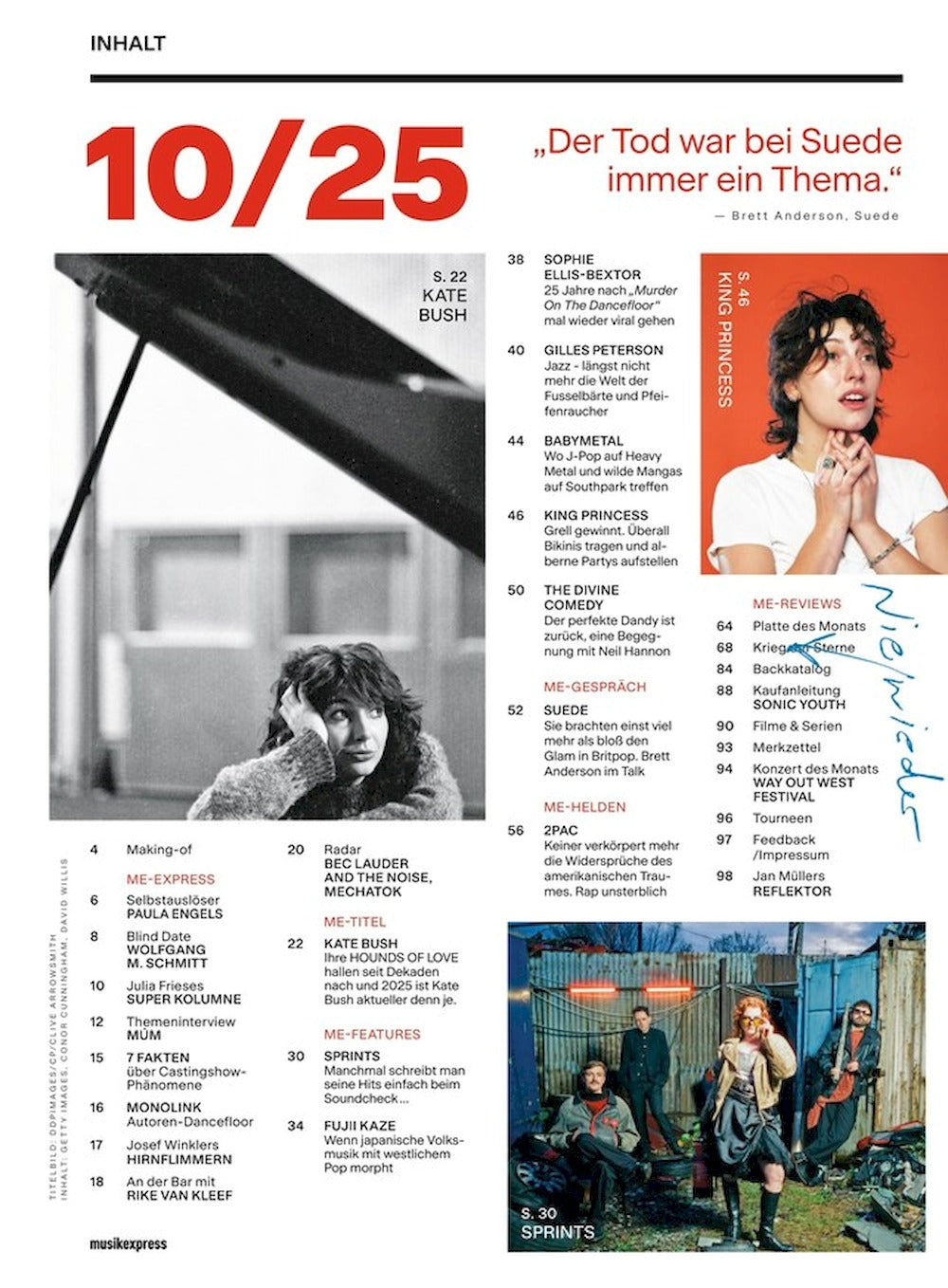 Musikexpress Magazine Germany 2025-10 Kate Bush Lola Young 2Pac