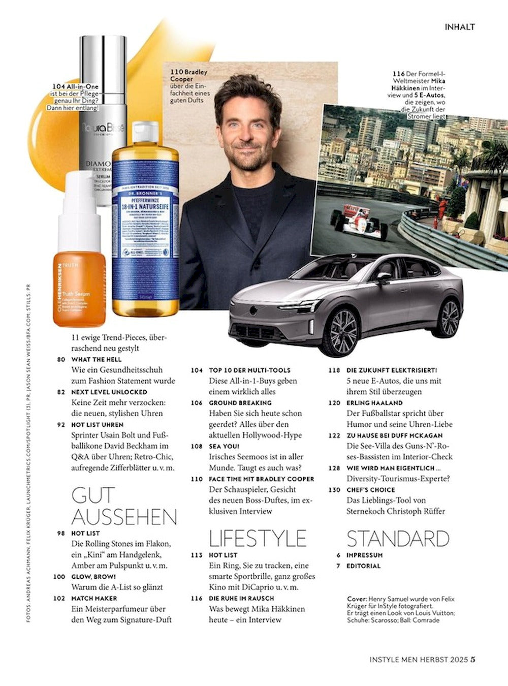 InStyle Men Magazin Deutschland 2025-03 Seal Heidi Klum