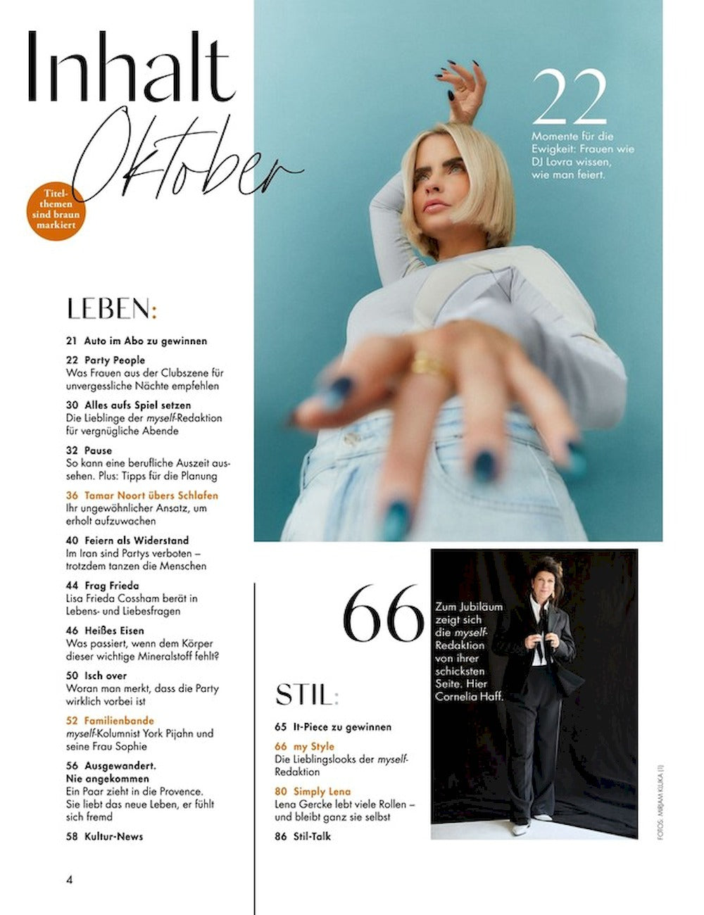 Myself Magazine Germany 2025-10 Lena Gercke Lovra