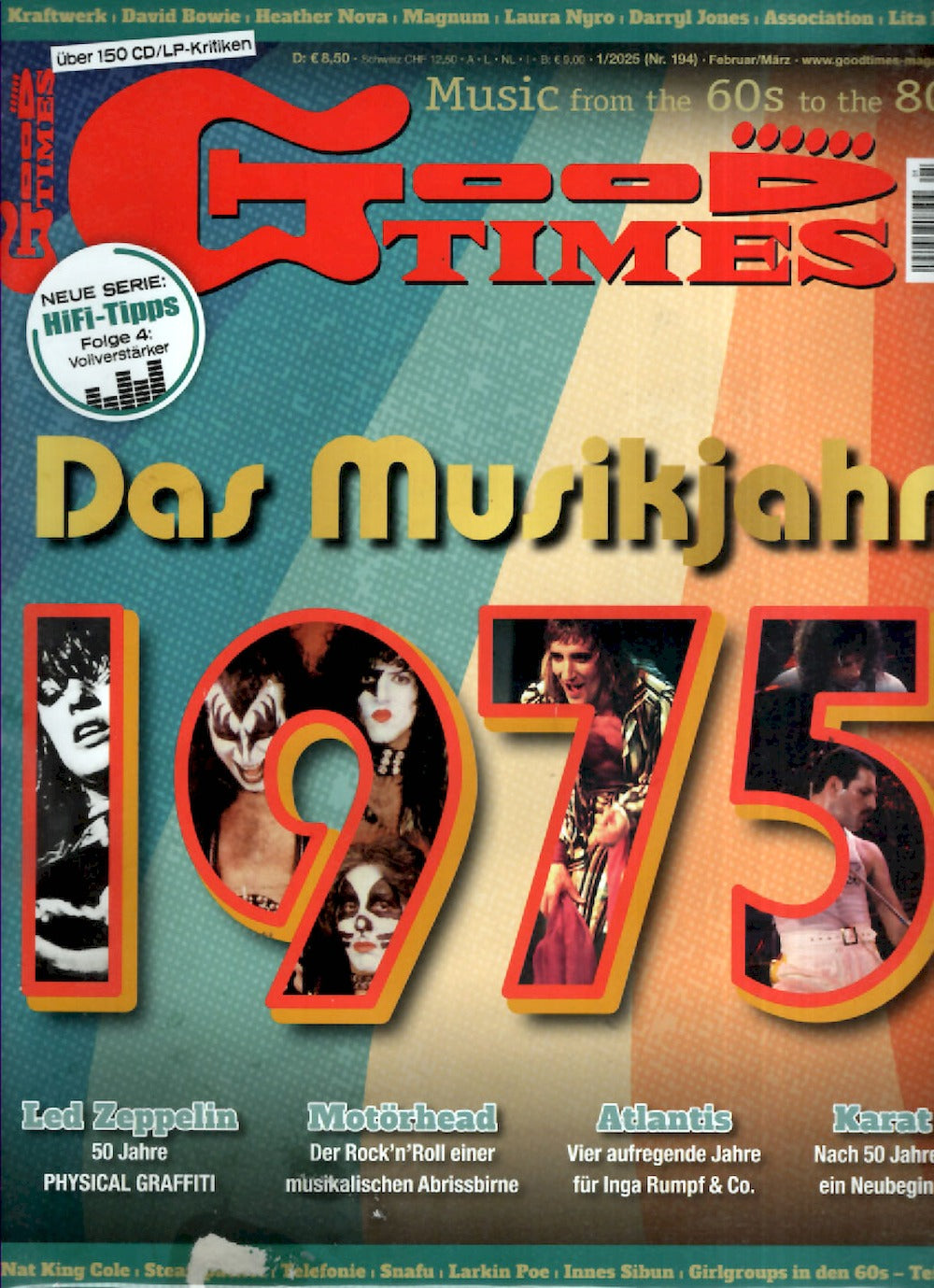 Good Times Magazine Germany 2025-01 Kiss Led Zeppelin ACCEPTABLE