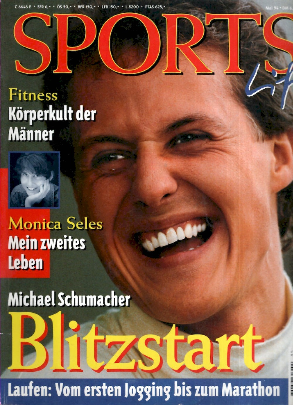 Sports Live Magazin Deutschland 1994-05 Michael Schumacher Monica Seles