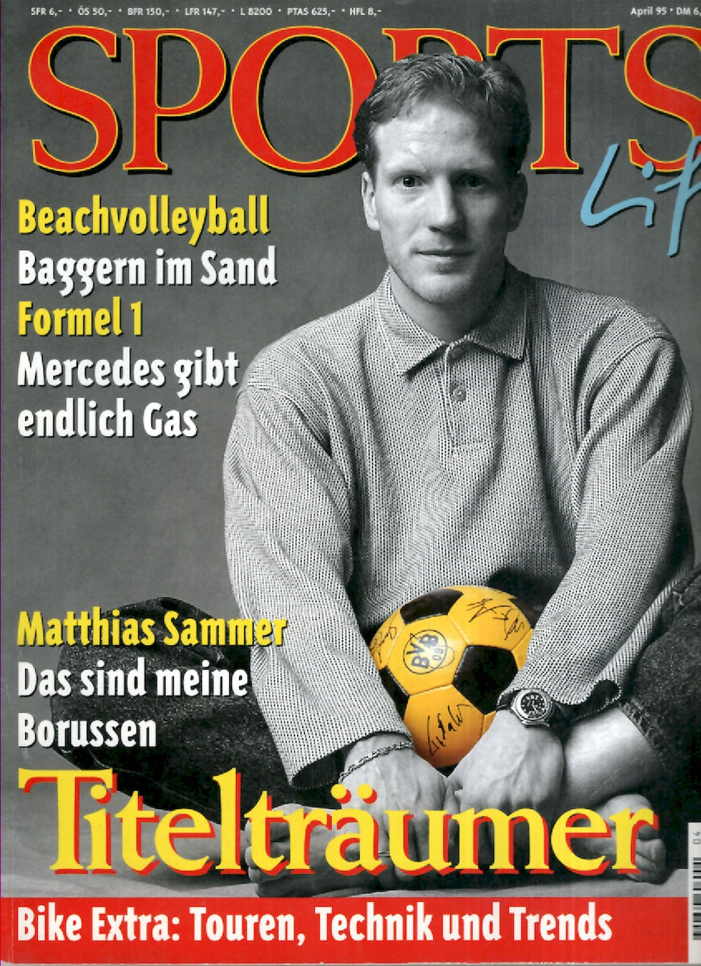 Sports Live Magazin Deutschland 1995-04 Matthias Sammer