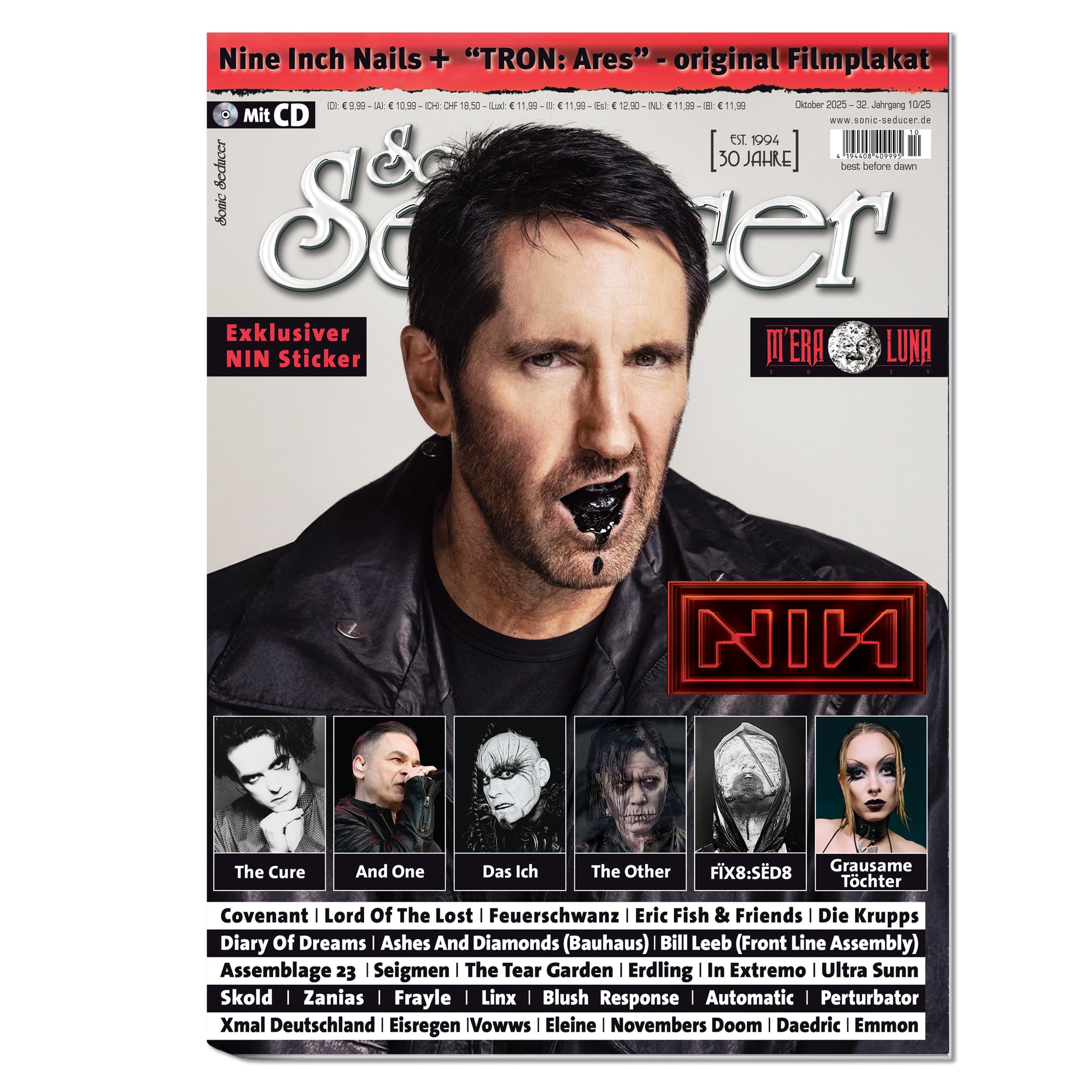 Sonic Seducer Magazin Deutschland 2025-10 Nine Inch Nails The Cure