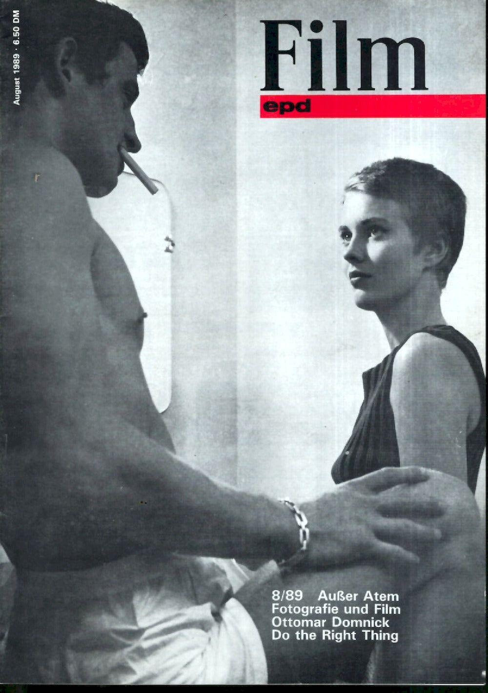 EPD Film Magazin Deutschland 1989-08 Jean-Paul Belmondo Jean Seberg