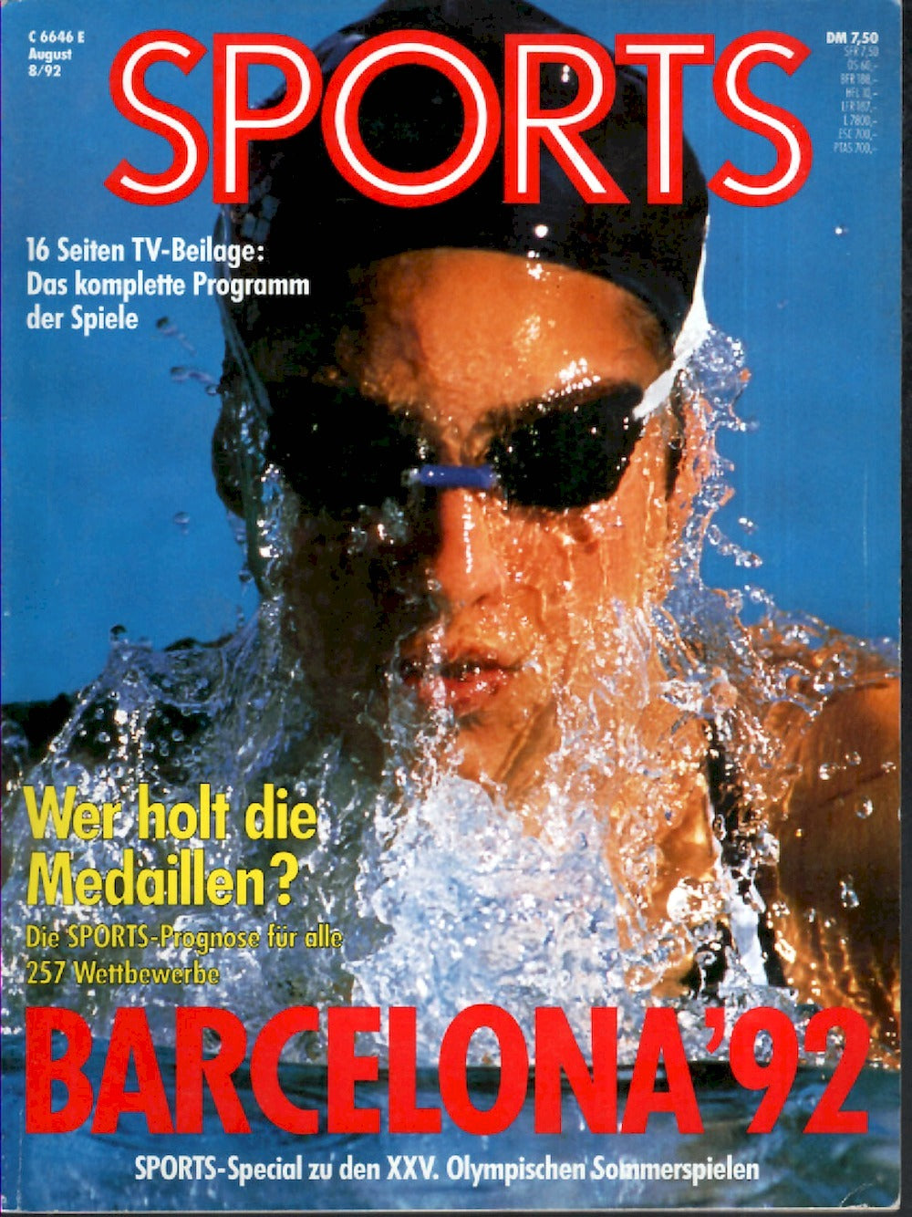 Sports Magazin Deutschland 1992-08 Jörg Hoffmann