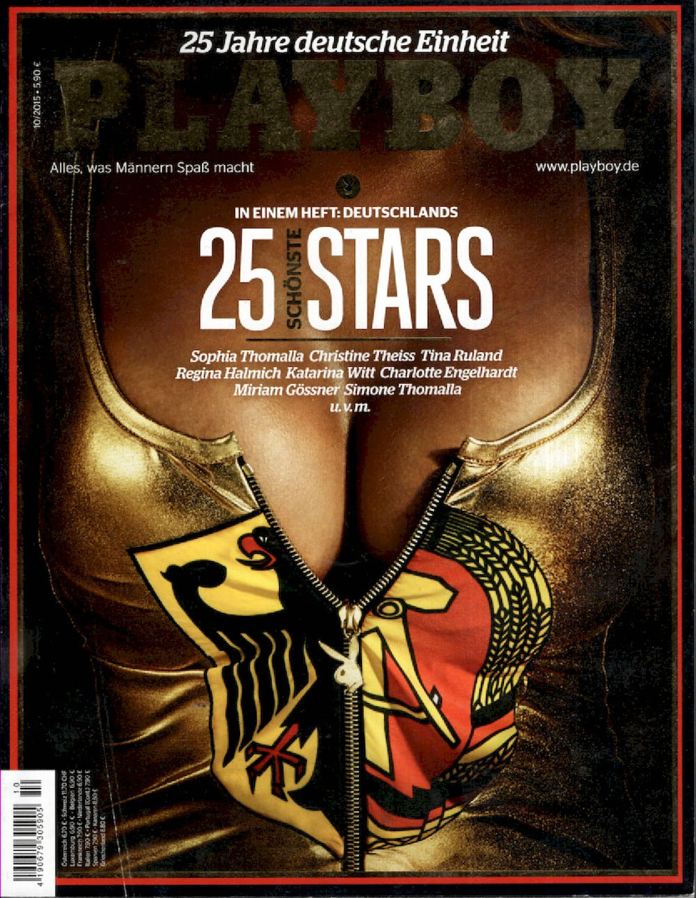 Playboy Magazin Deutschland 2015-10 German Stars