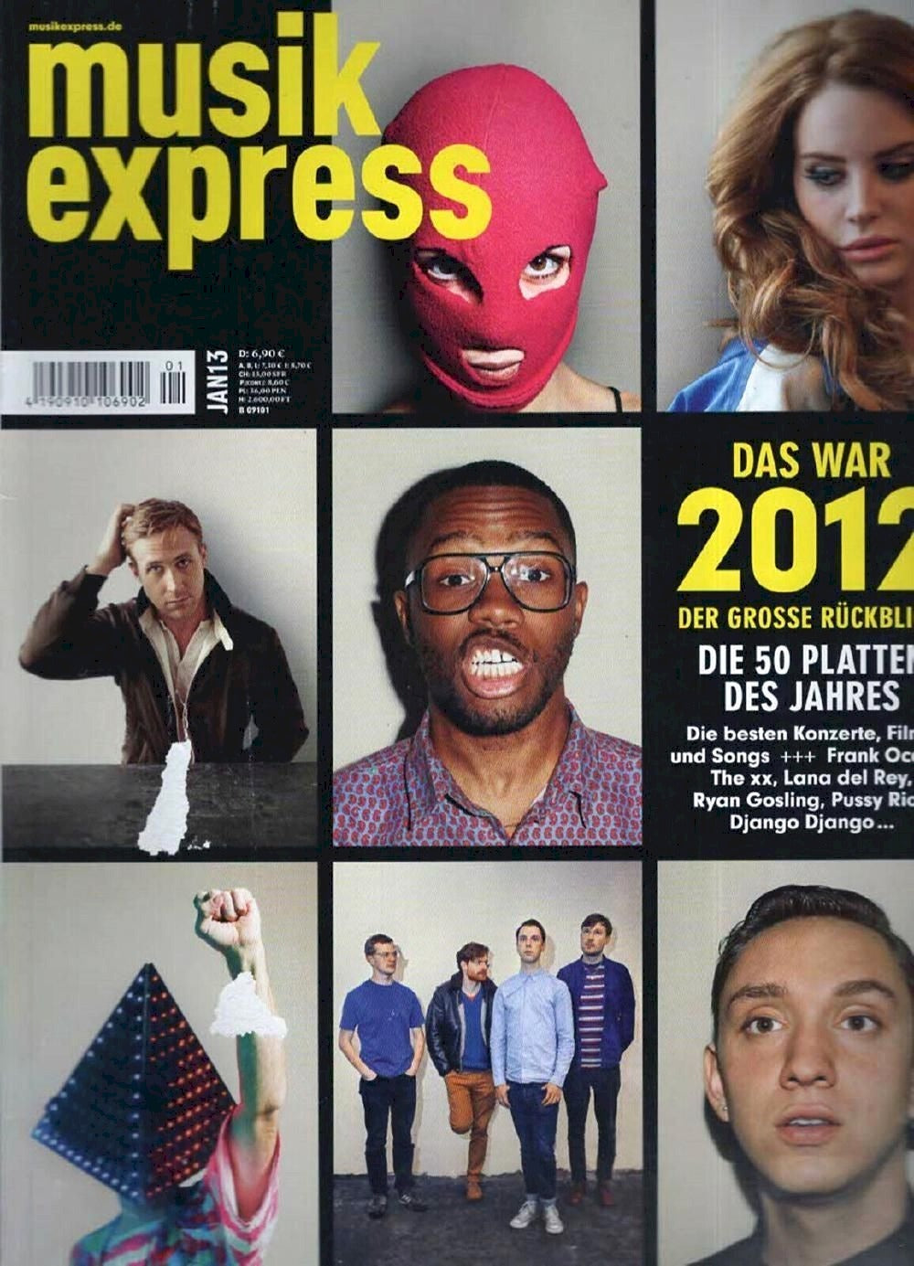 Musikexpress Magazin Deutschland 2013-01 Frank Ocean Lana Del Rey Ryan Gosling