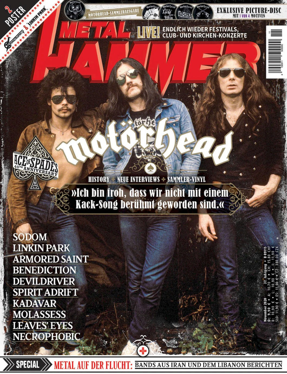 Metal Hammer Magazin Deutschland 2020-11 Motörhead