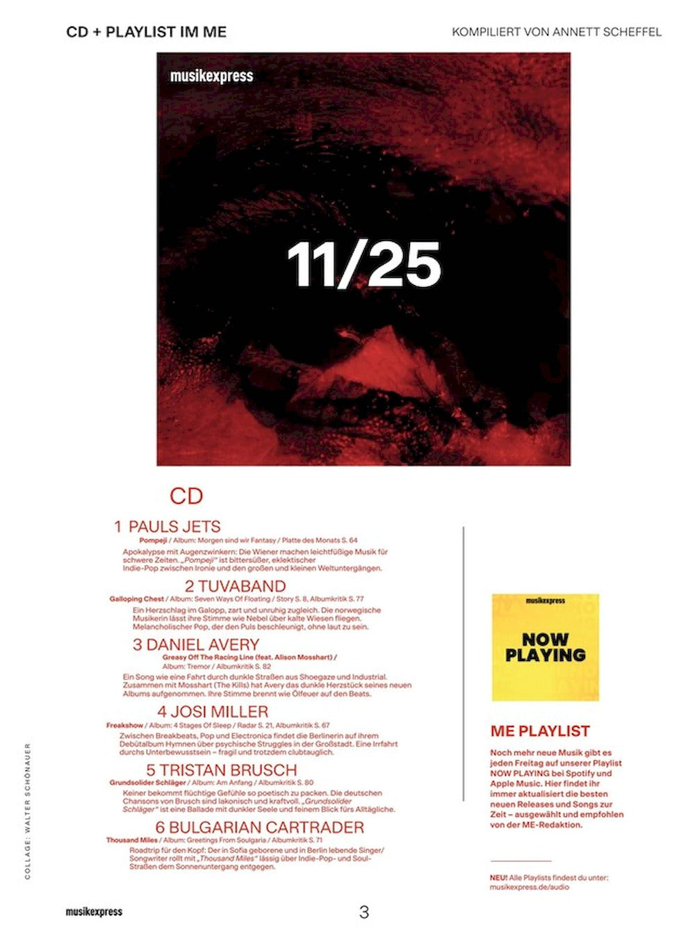 Musikexpress Magazin Deutschland 2025-11 Queen Tame Impala Björk