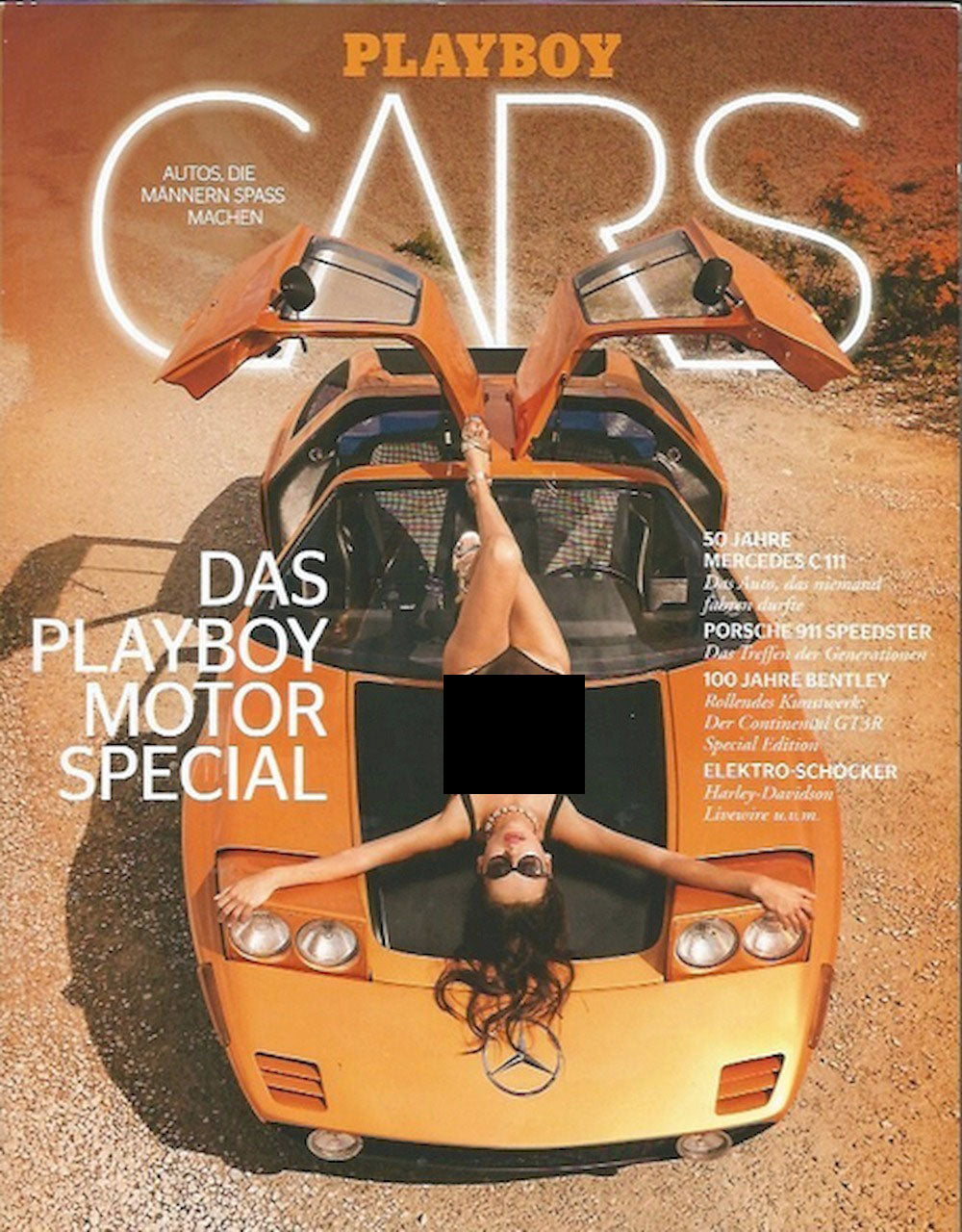 Playboy Cars Magazin Deutschland 2019 Mercedes C11 Porsche 911 Speedster