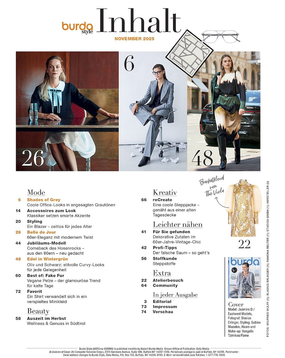 Burda Style Magazin Deutschland 2025-11