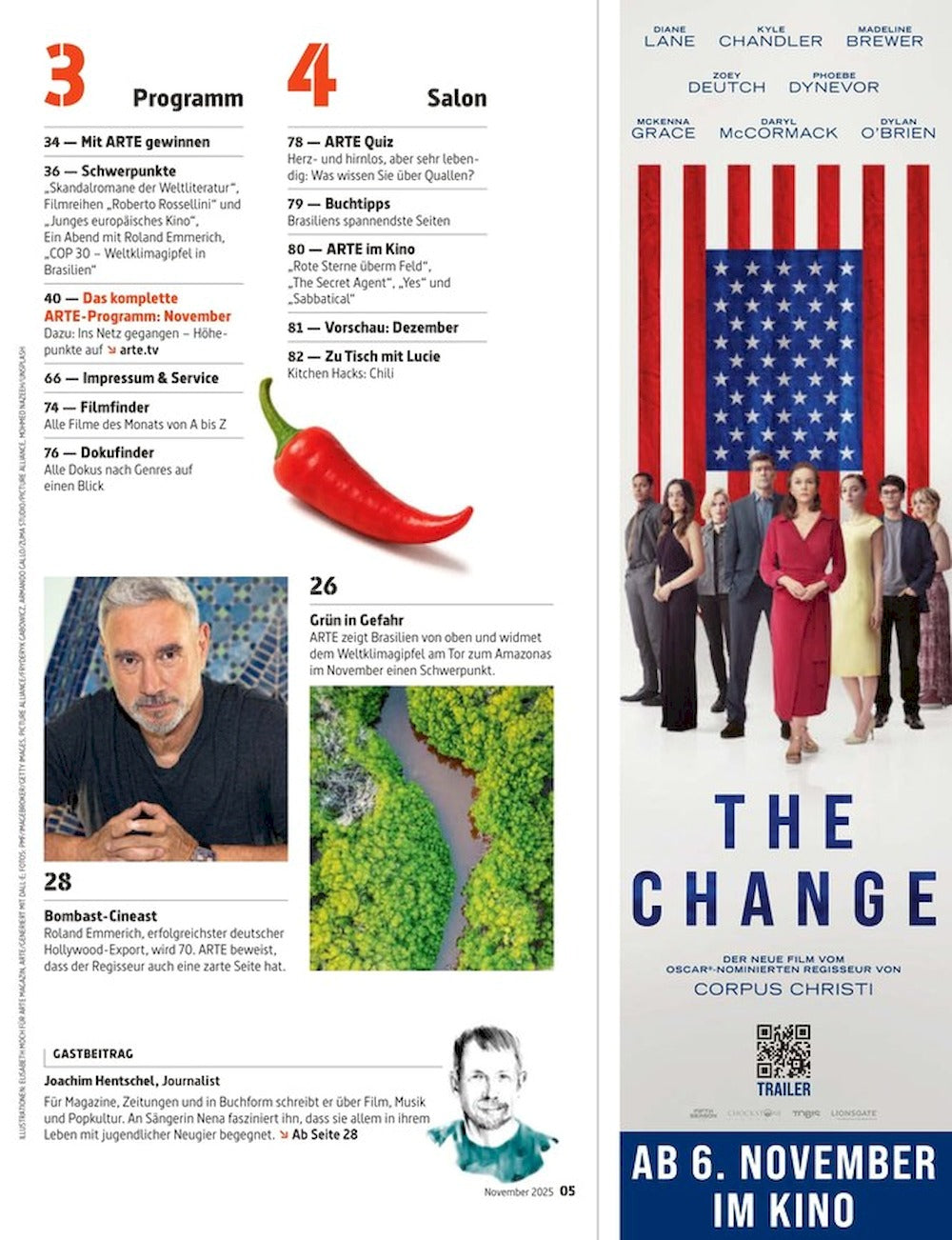 Arte Magazin Deutschland 2025-11 Nena Roland Emmerich