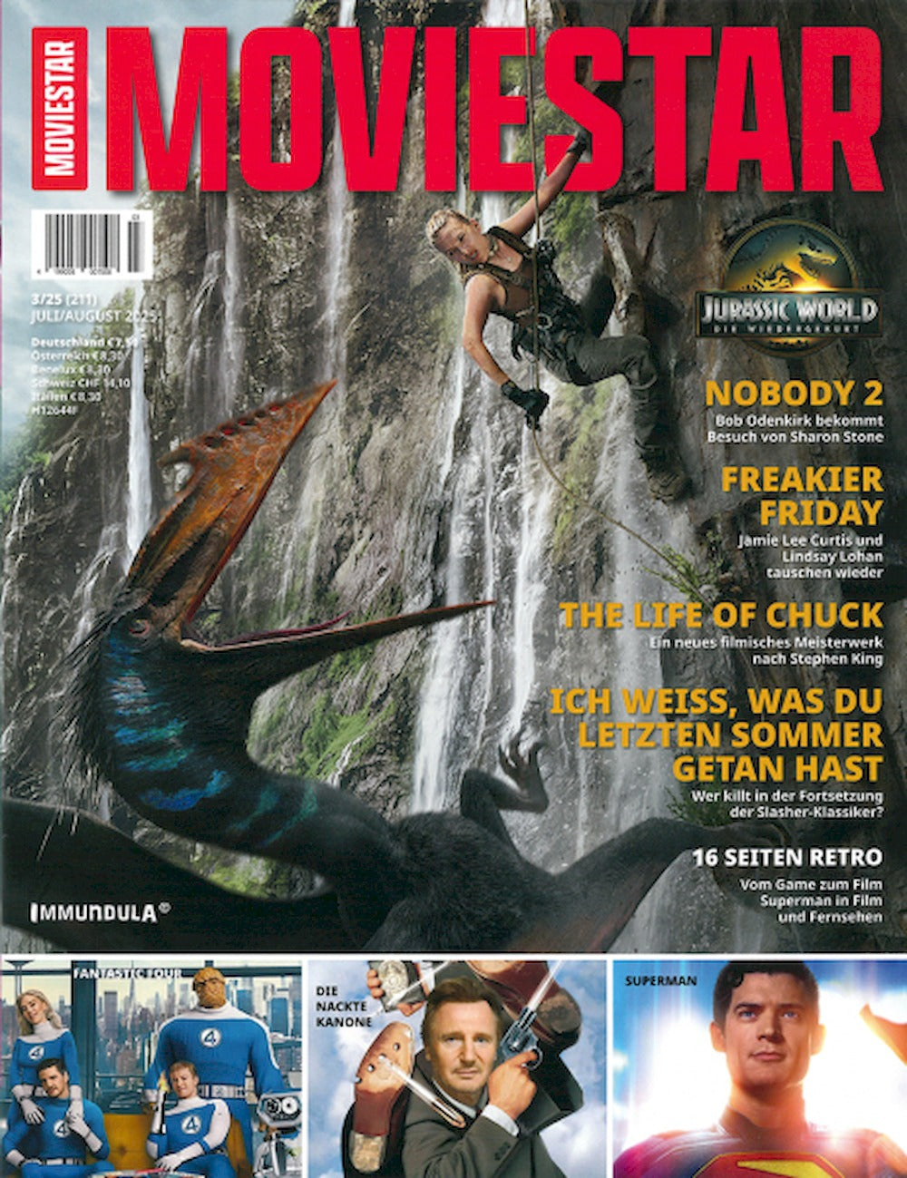 Moviestar Magazine Allemagne 2025 #211 Jurrassic World