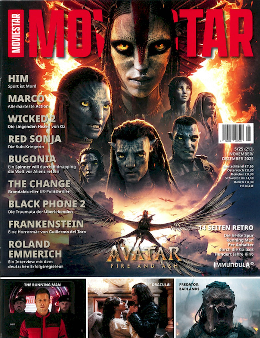 Moviestar Magazin Deutschland 2025 #213 Avatar Fire And Ash