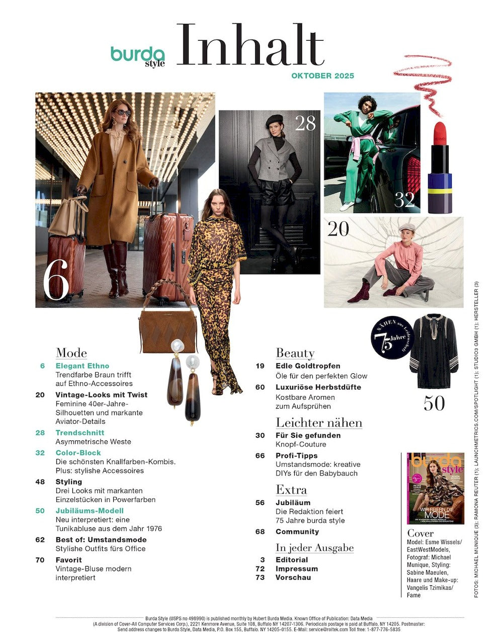 Burda Style Magazin Deutschland 2025-10