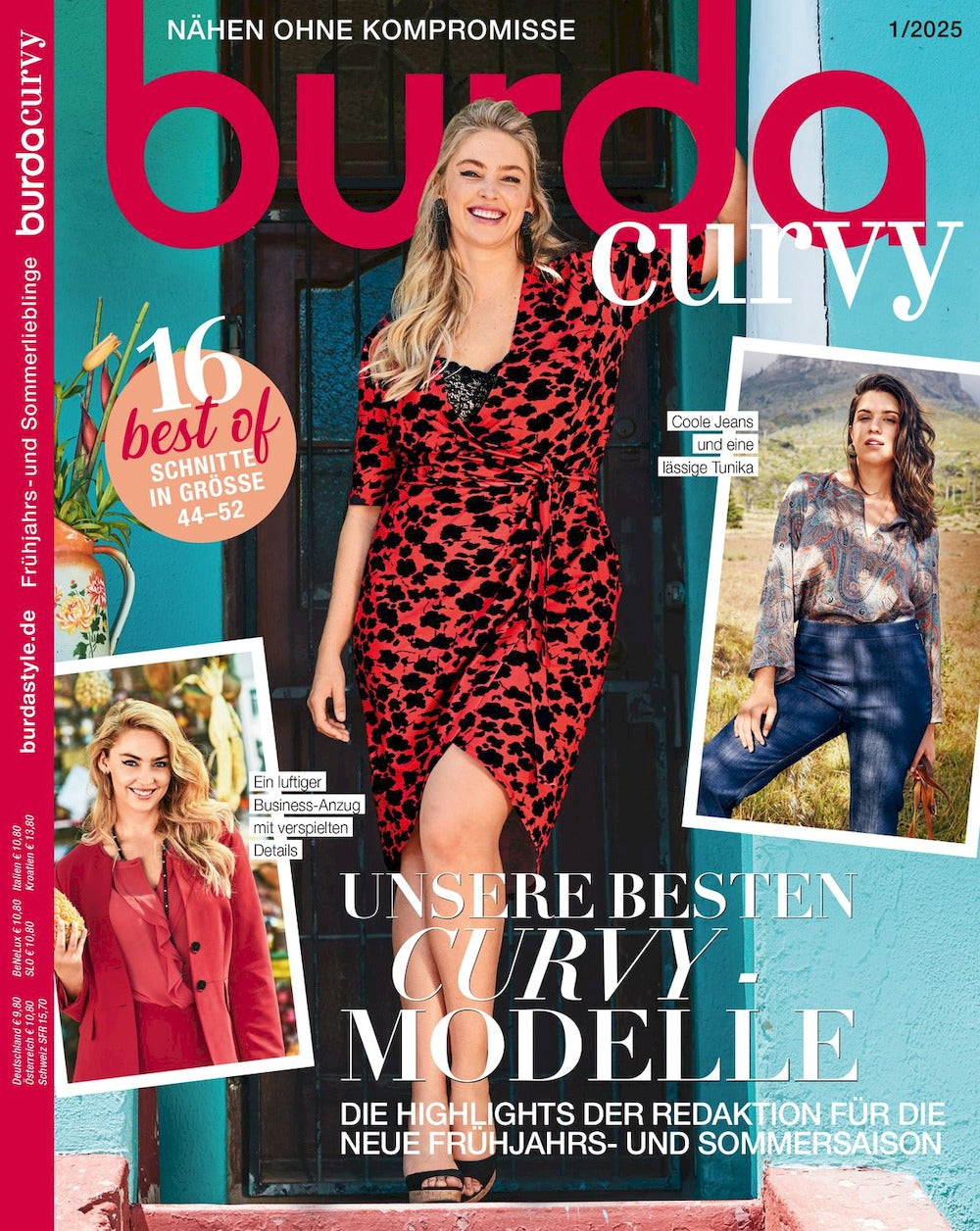 Burda Curvy Magazin Deutschland 2025-01 + Schnittmuster