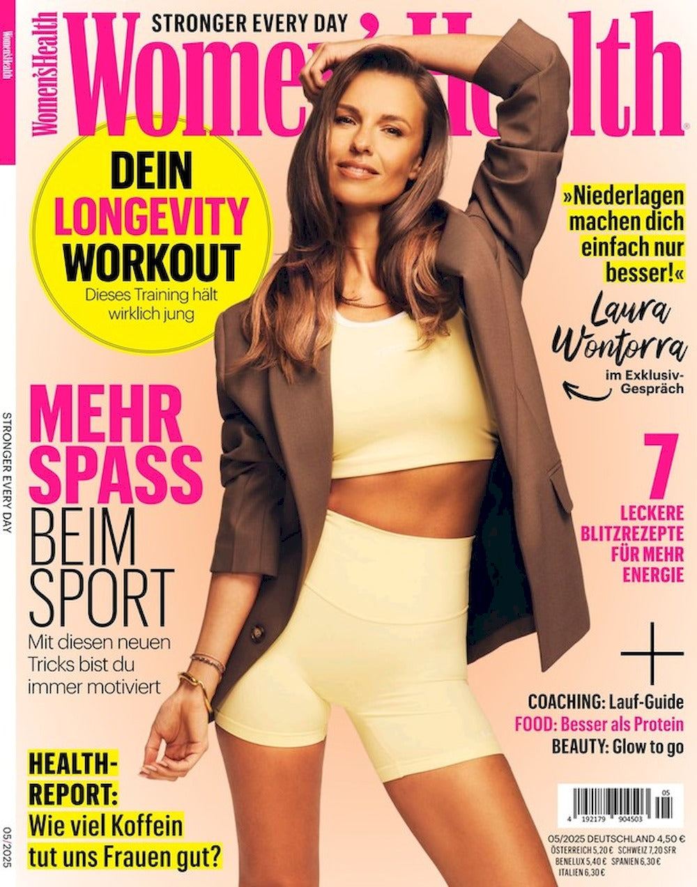 Womens Health Magazin Deutschland 2025-05 Laura Wontorra