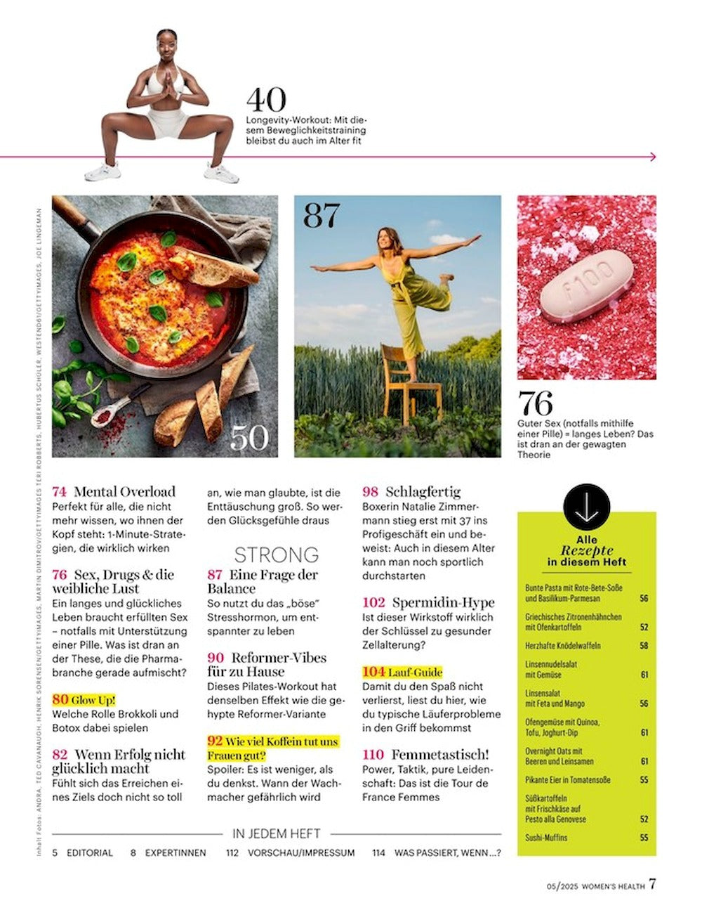 Womens Health Magazin Deutschland 2025-05 Laura Wontorra
