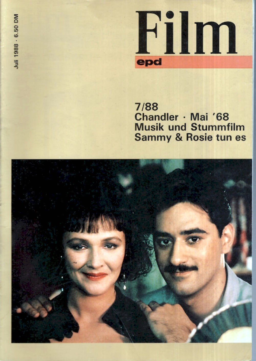 EPD Film Magasin Tyskland 1988-07 – Frances Barber Ayub Khan Din – Originaludgave