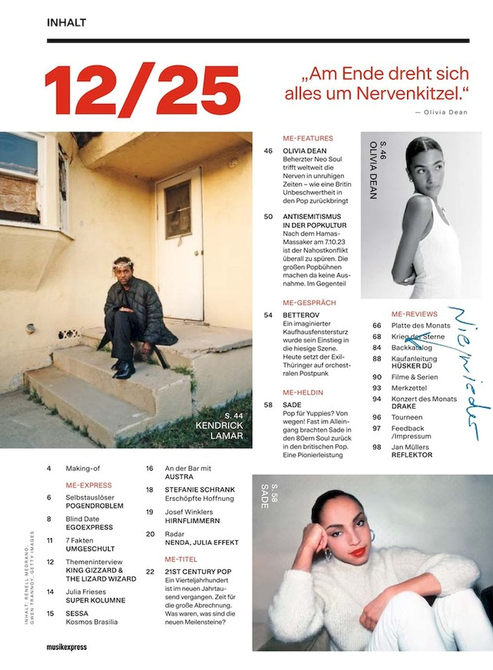 Musikexpress Magazin Deutschland 2025-12 Lana Del Rey Franz Ferdinand
